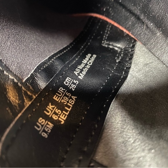 New! Franco Sarto Jellisa Black Faux Leather Bootie 9 1/2 - Picture 9 of 12